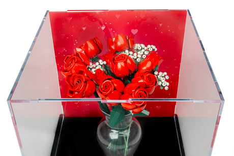 LEGO® Roses Display Case (10328) by BrickShell Cases
