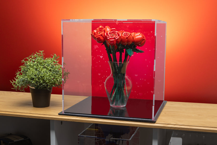 Display case for LEGO® Roses (10328)