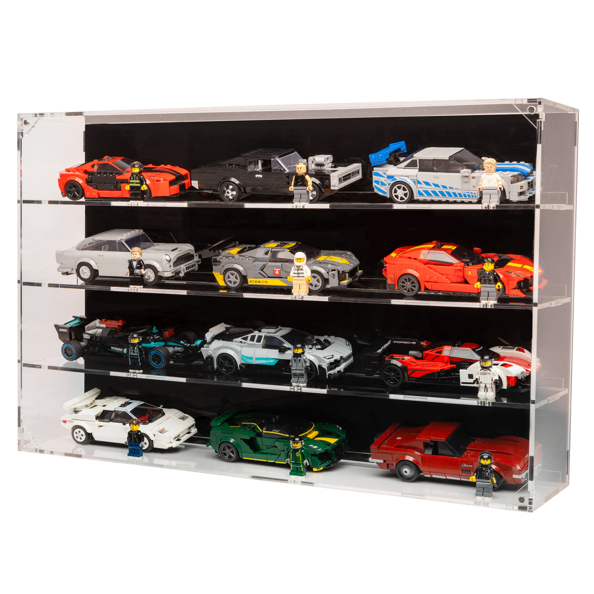 LEGO® Speed Champions Cars (4x3) Display Case