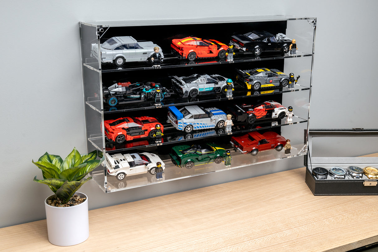 LEGO® Speed Champions Cars (4x3) Display Case - BrickShell Cases
