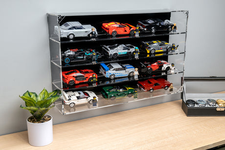 LEGO® Speed Champions Cars (4x3) Display Case - BrickShell Cases