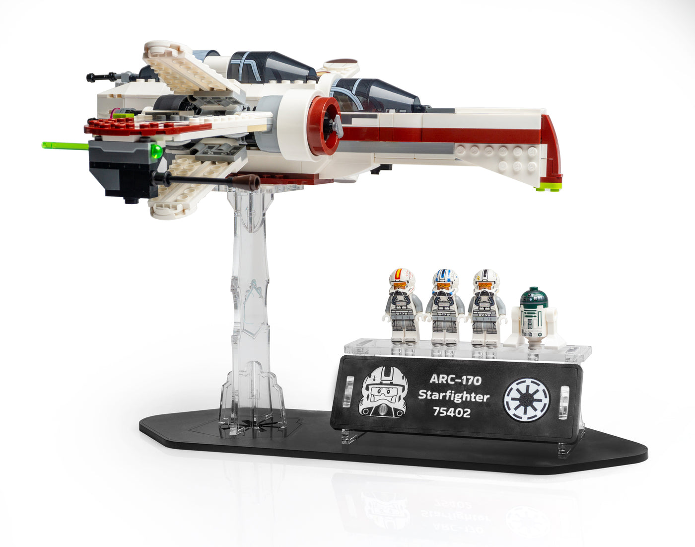 WS-Star Wars™ Display Stand - ARC-170 Starfighter (75402) (Copy) - BrickShell Cases