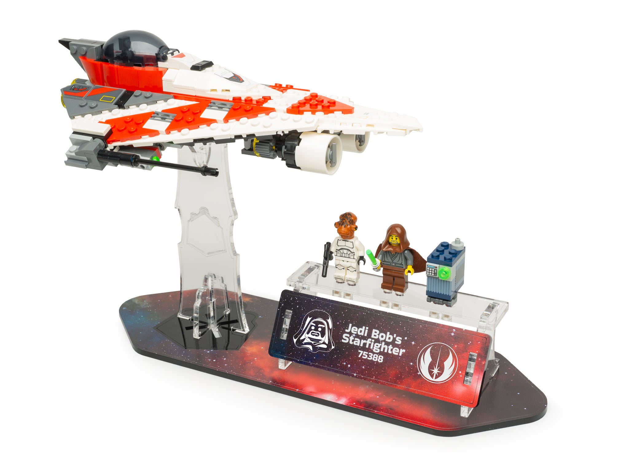 LEGO® Star Wars™ Display Stand - Jedi Bob’s Starfighter (75388)