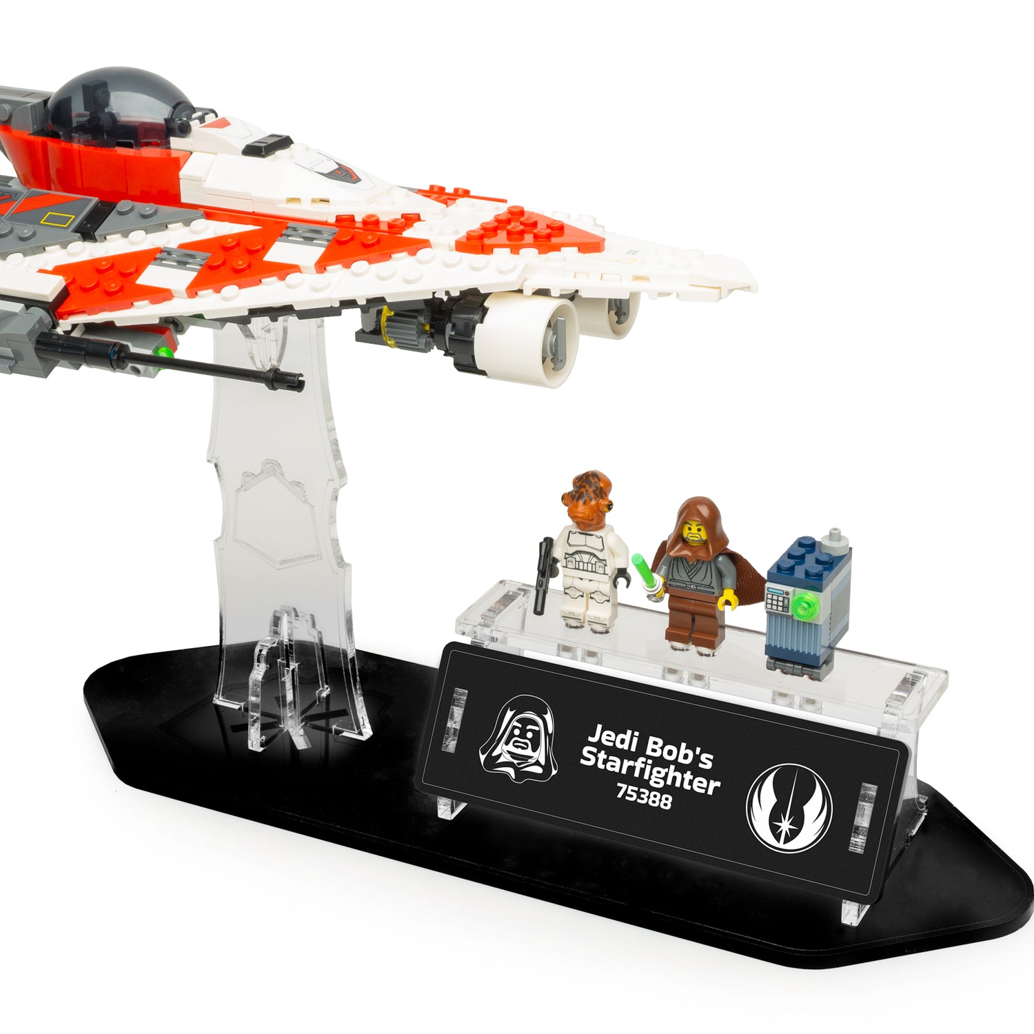 WS - Star Wars™ Display Stand - Jedi Bob’s Starfighter (75388) (Copy) - BrickShell Cases
