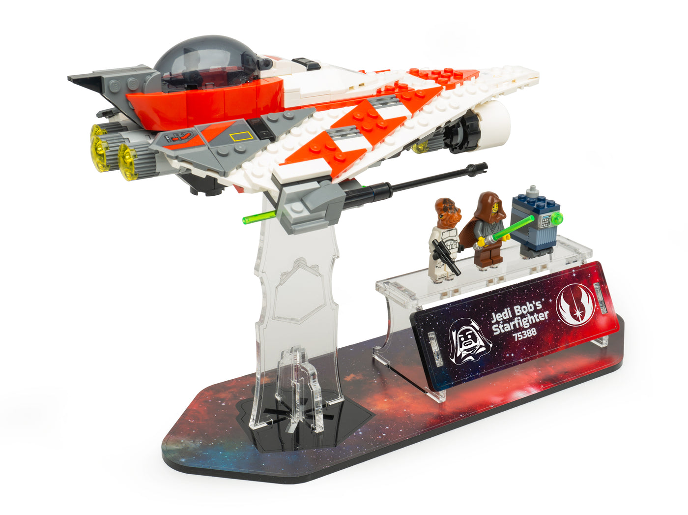 WS - Star Wars™ Display Stand - Jedi Bob’s Starfighter (75388) (Copy) - BrickShell Cases