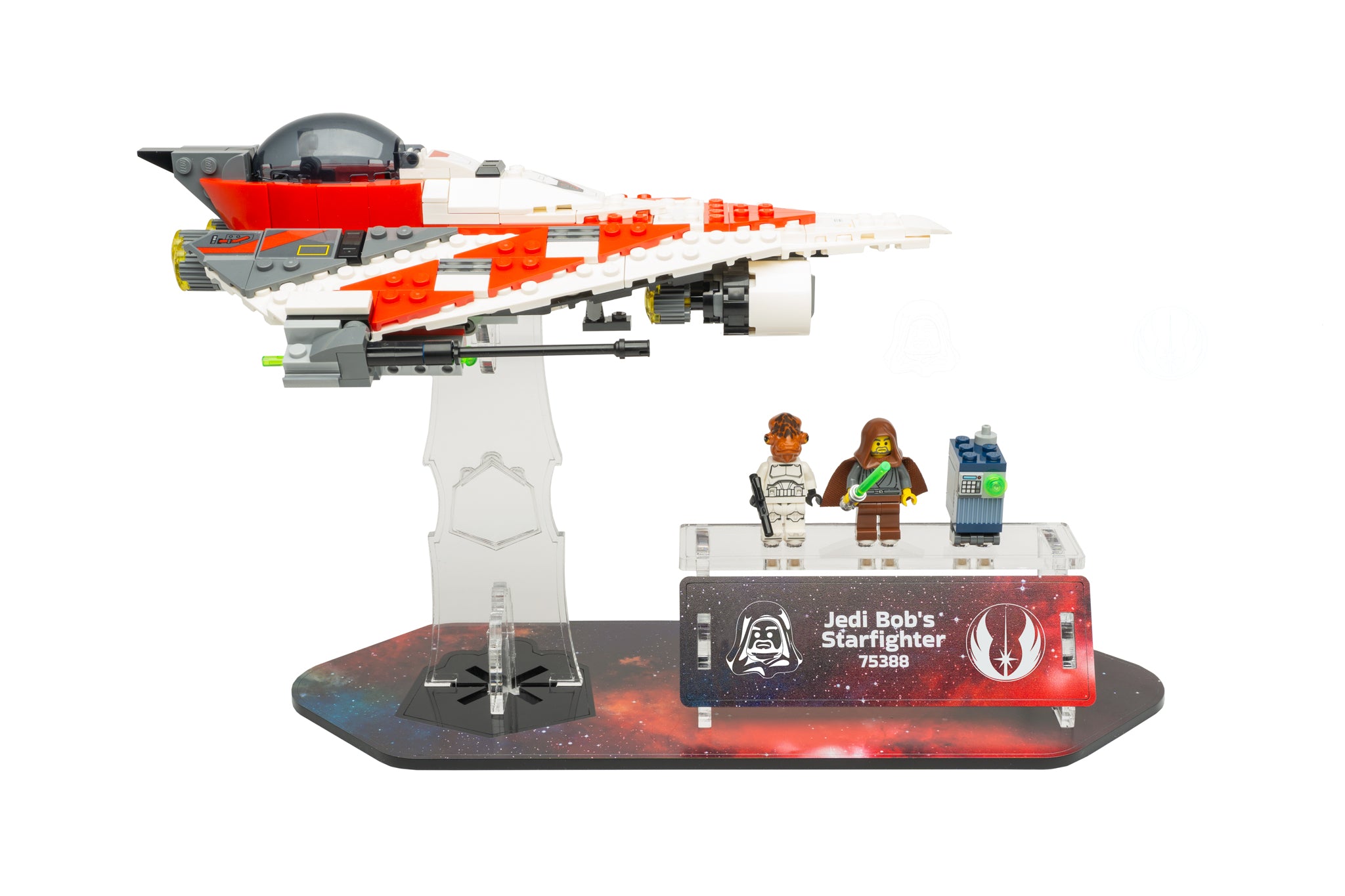 WS - Star Wars™ Display Stand - Jedi Bob’s Starfighter (75388) (Copy) - BrickShell Cases