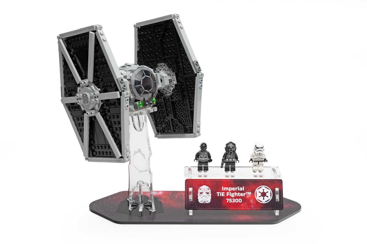 WS - LEGO® Star Wars™ Display Stand - TIE Fighter Edition (75300) (Copy) - BrickShell Cases