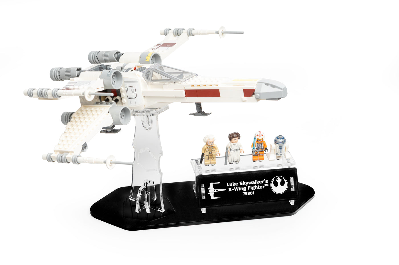 Star Wars™ Display Stand - Luke Skywalker X-wing Edition (75301) - BrickShell Cases