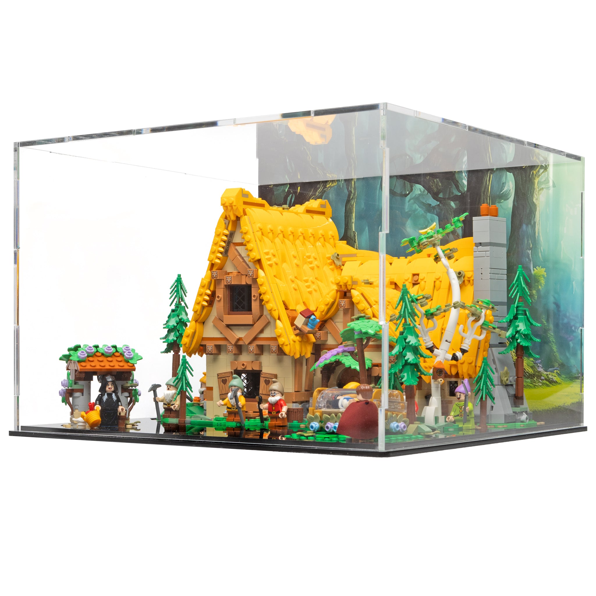 LEGO® Disney Snow White and the Seven Dwarfs' Cottage Display Case (43242)