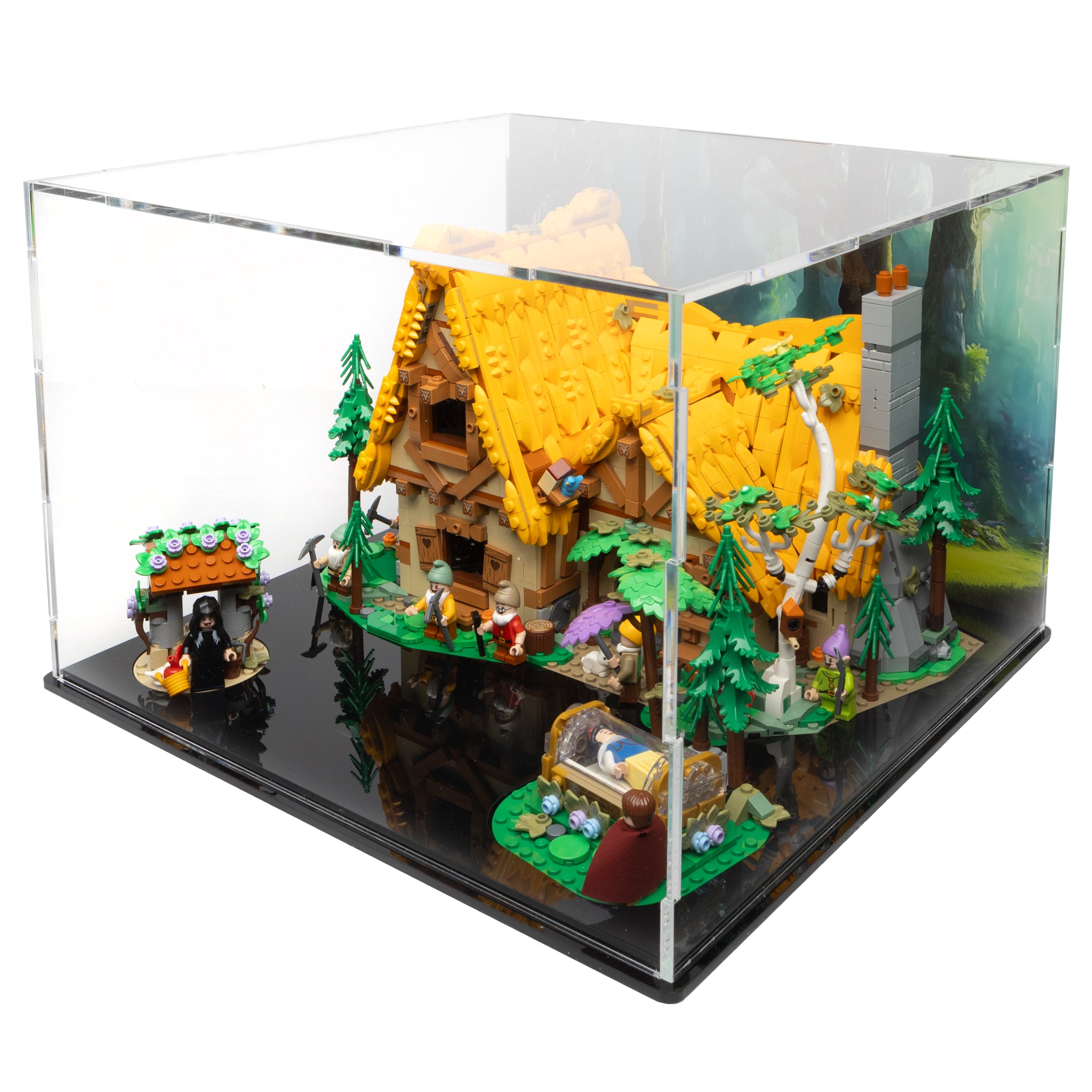 LEGO® Disney Snow White and the Seven Dwarfs' Cottage Display Case (43242)