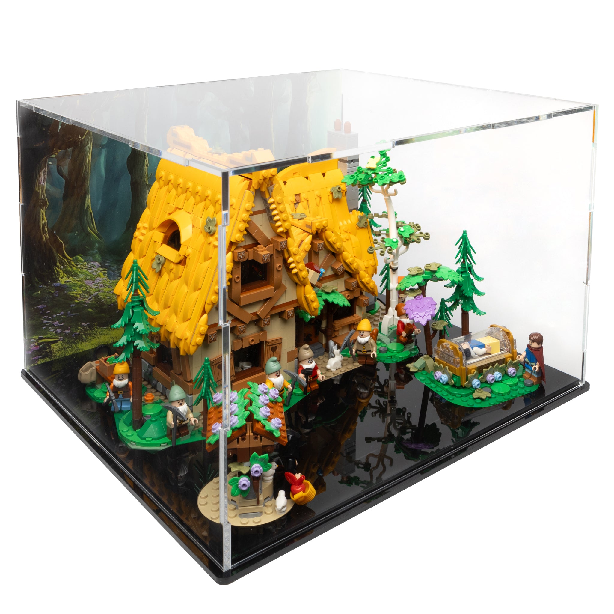 LEGO® Disney Snow White and the Seven Dwarfs' Cottage Display Case