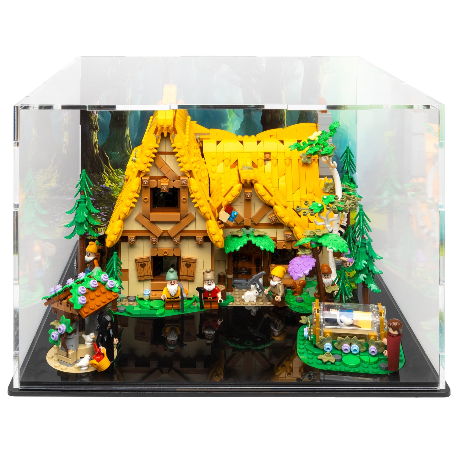 LEGO® Disney Snow White and the Seven Dwarfs' Cottage Display Case (43242)
