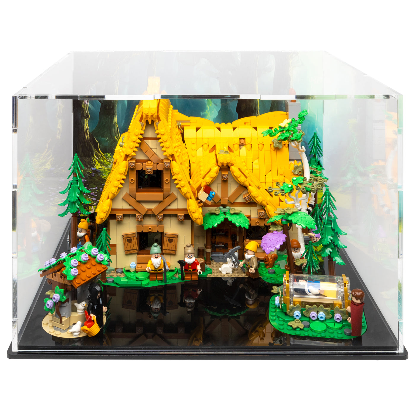 LEGO® Disney Snow White and the Seven Dwarfs' Cottage Display Case (43242)