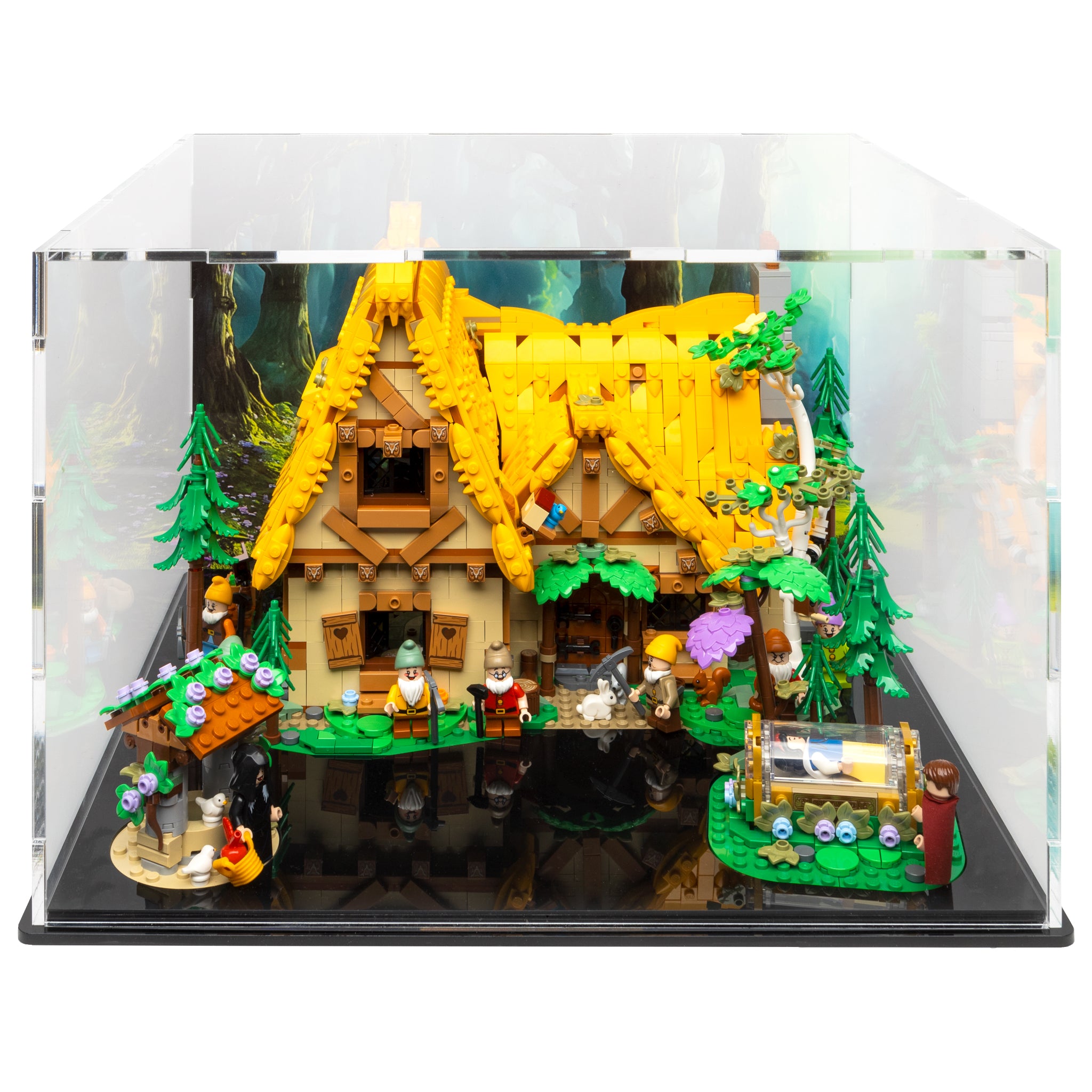 LEGO® Disney Snow White and the Seven Dwarfs' Cottage Display Case (43242)