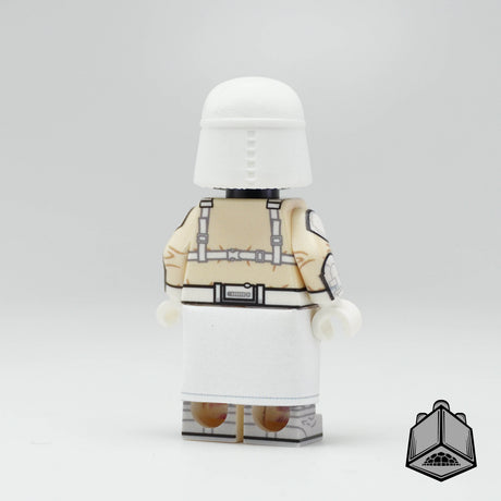 AV Figures Imperial Remanent Snowtrooper UV printed figure, front view showing detailed armor and helmet design.