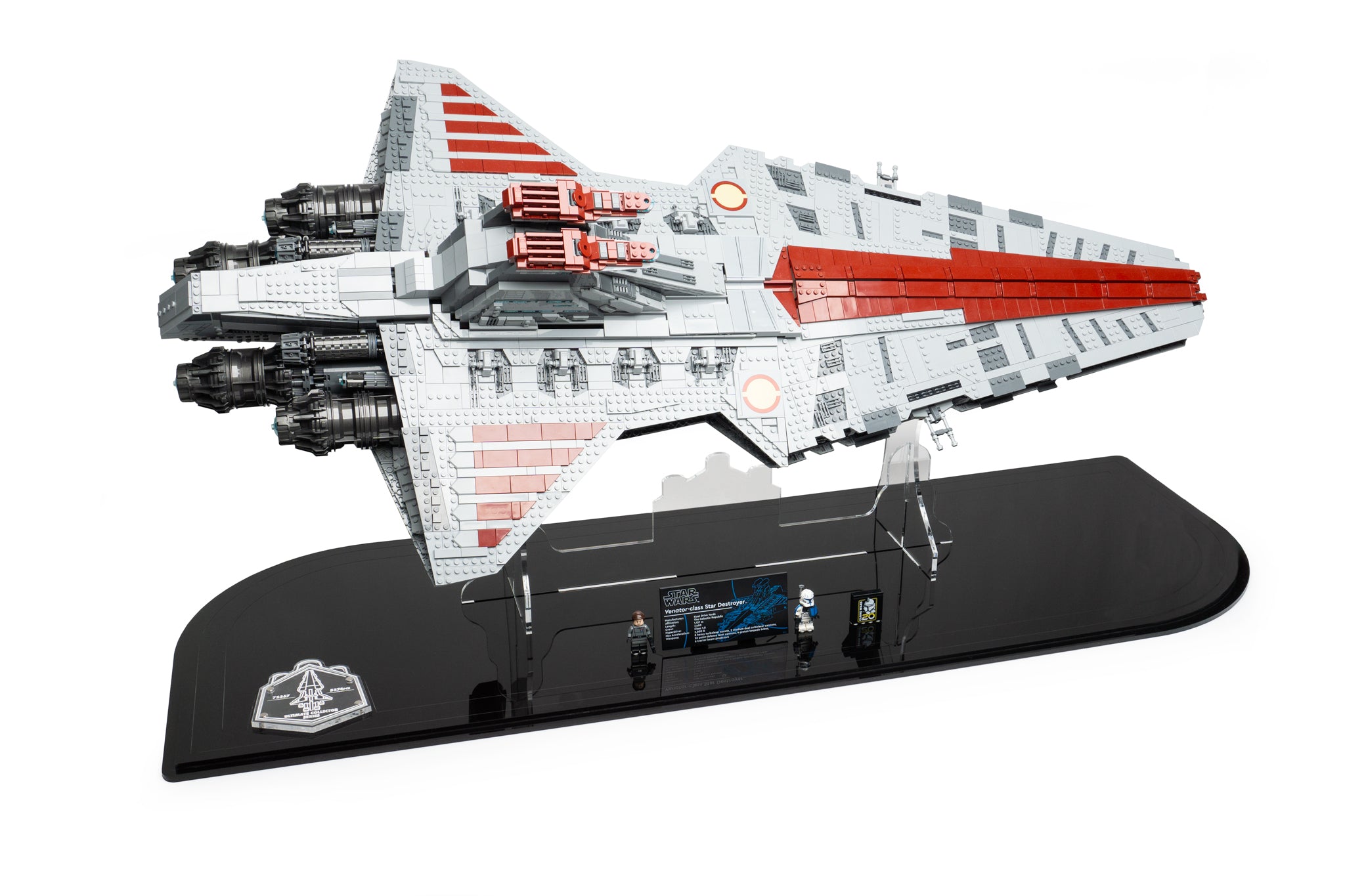 Star Wars™ Venator-Class Republic Attack Cruiser Display Stand (75367) - BrickShell Cases