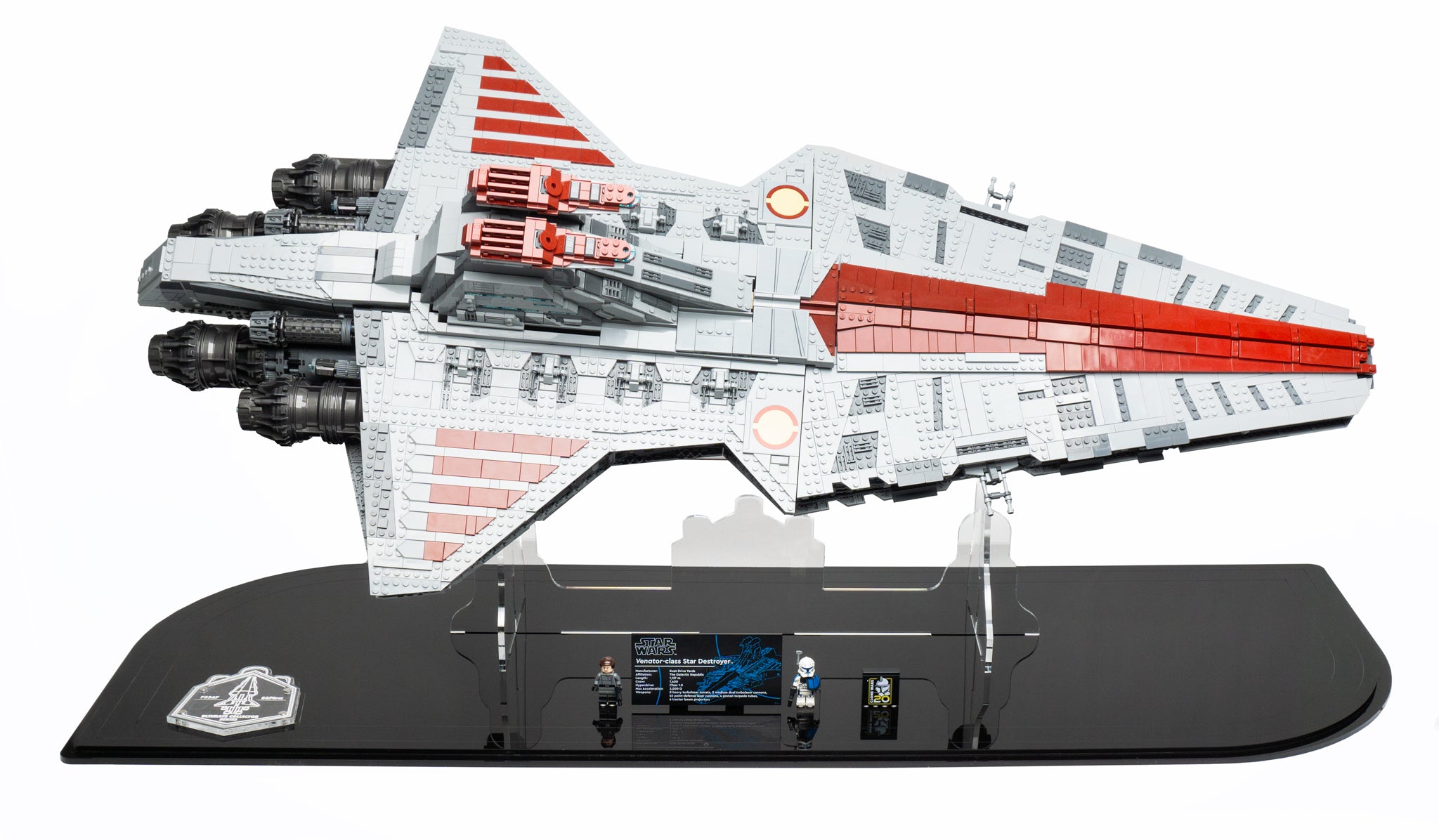 Star Wars™ Venator-Class Republic Attack Cruiser Display Stand (75367) - BrickShell Cases