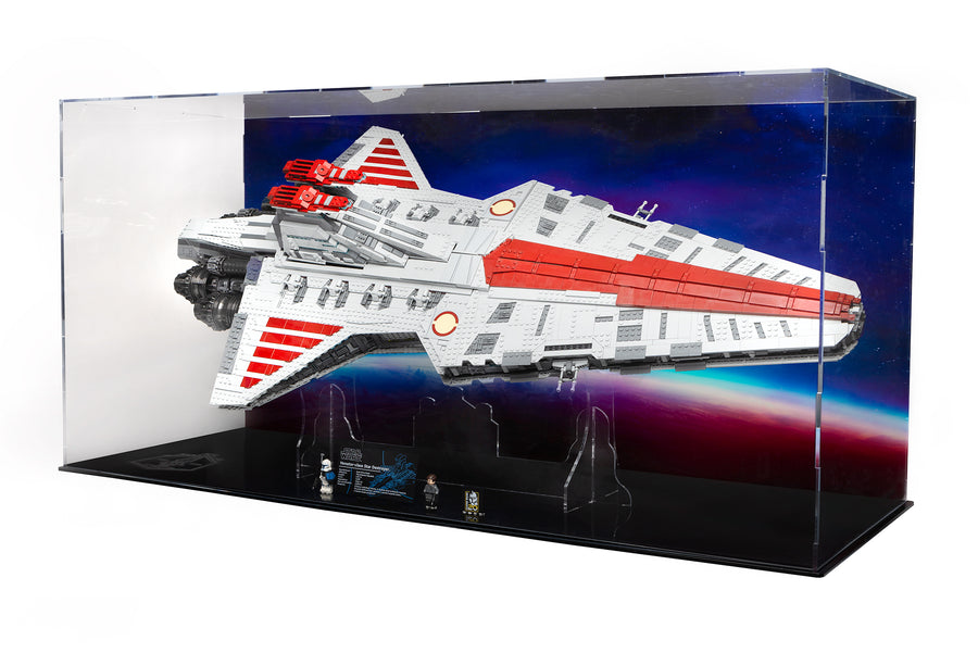 Display case for LEGO® Star Wars Venator-Class Republic Attack Cruiser (75367)