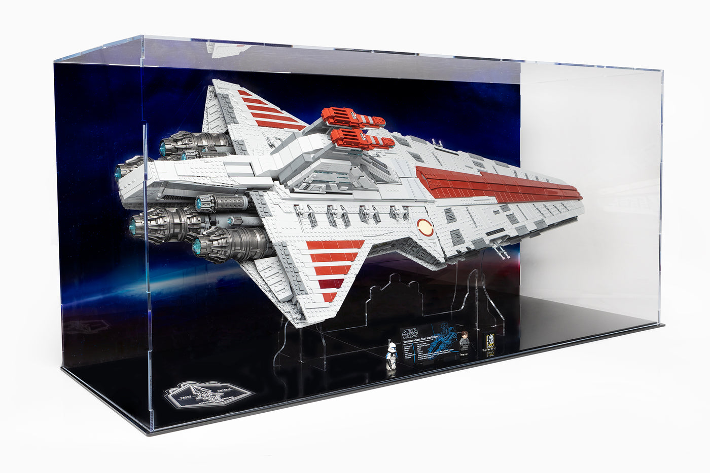 Star Wars™ Venator-Class Republic Attack Cruiser Display Case (75367) - BrickShell Cases