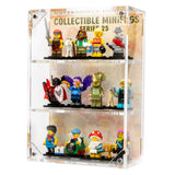 Wall Mounted Display Cases for 12 CMF 25 LEGO® Minifigures