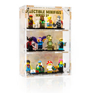 Wall Mounted Display Cases for 12 CMF 25 LEGO® Minifigures