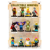 Wall Mounted Display Cases for 12 CMF 25 LEGO® Minifigures