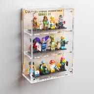 Wall Mounted Display Cases for 12 CMF 25 LEGO® Minifigures - BrickShell Cases