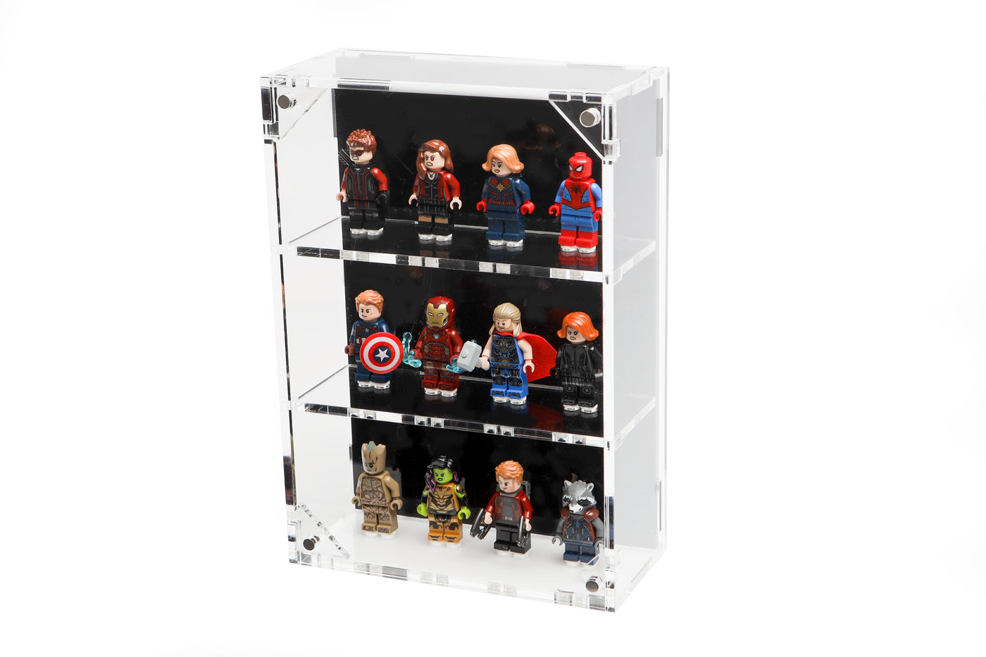 Wall Mounted Display Cases for 12 LEGO® Minifigures