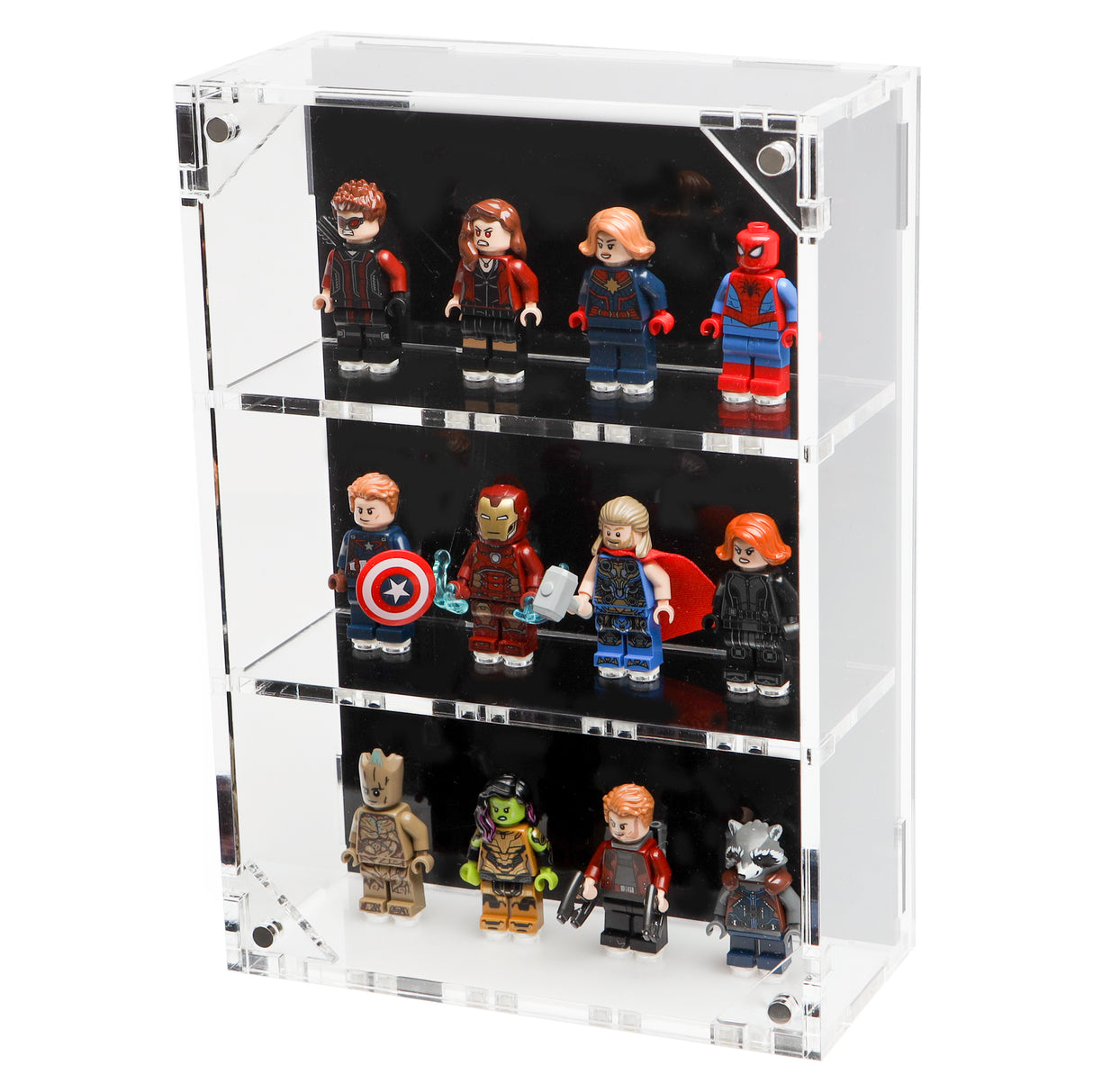 Wall Mounted Display Cases for 12 LEGO® Minifigures