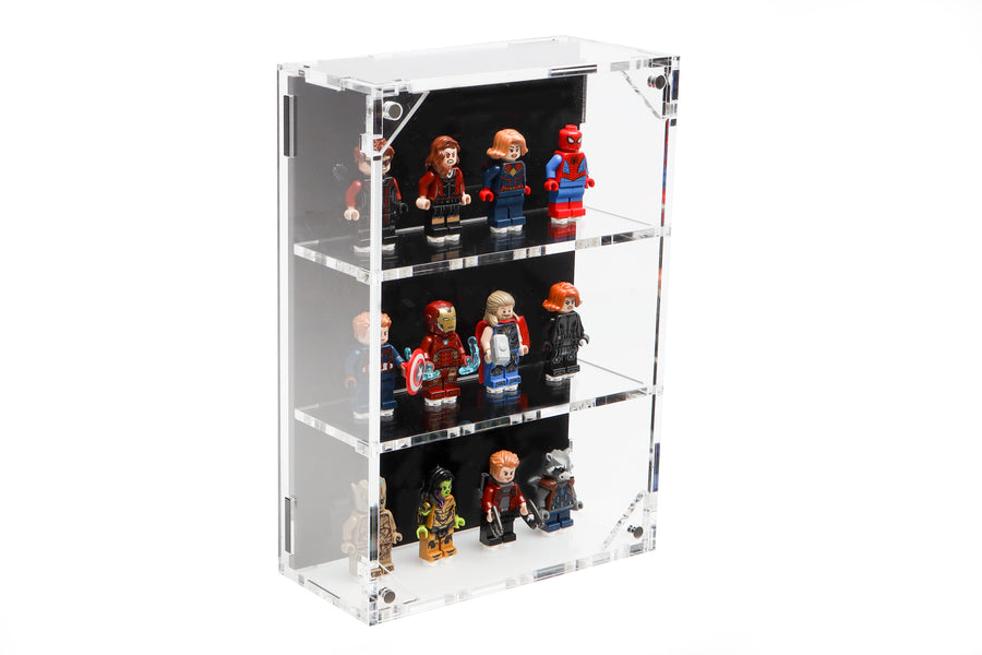 WS - Wall Mounted Display Cases for 12 LEGO® Minifigures (Copy) - BrickShell Cases