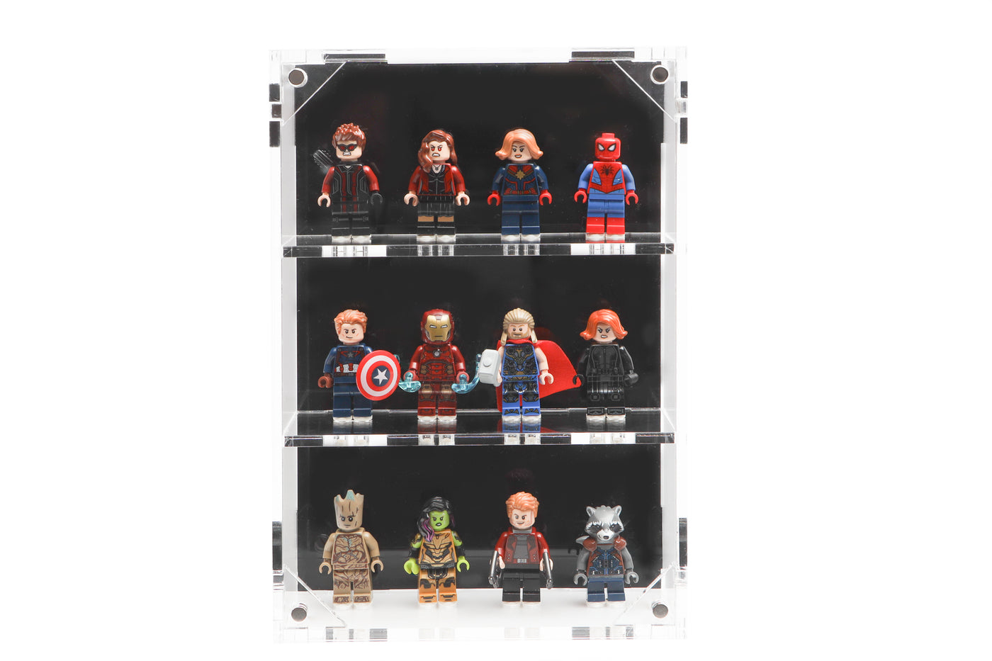 WS - Wall Mounted Display Cases for 12 LEGO® Minifigures (Copy) - BrickShell Cases