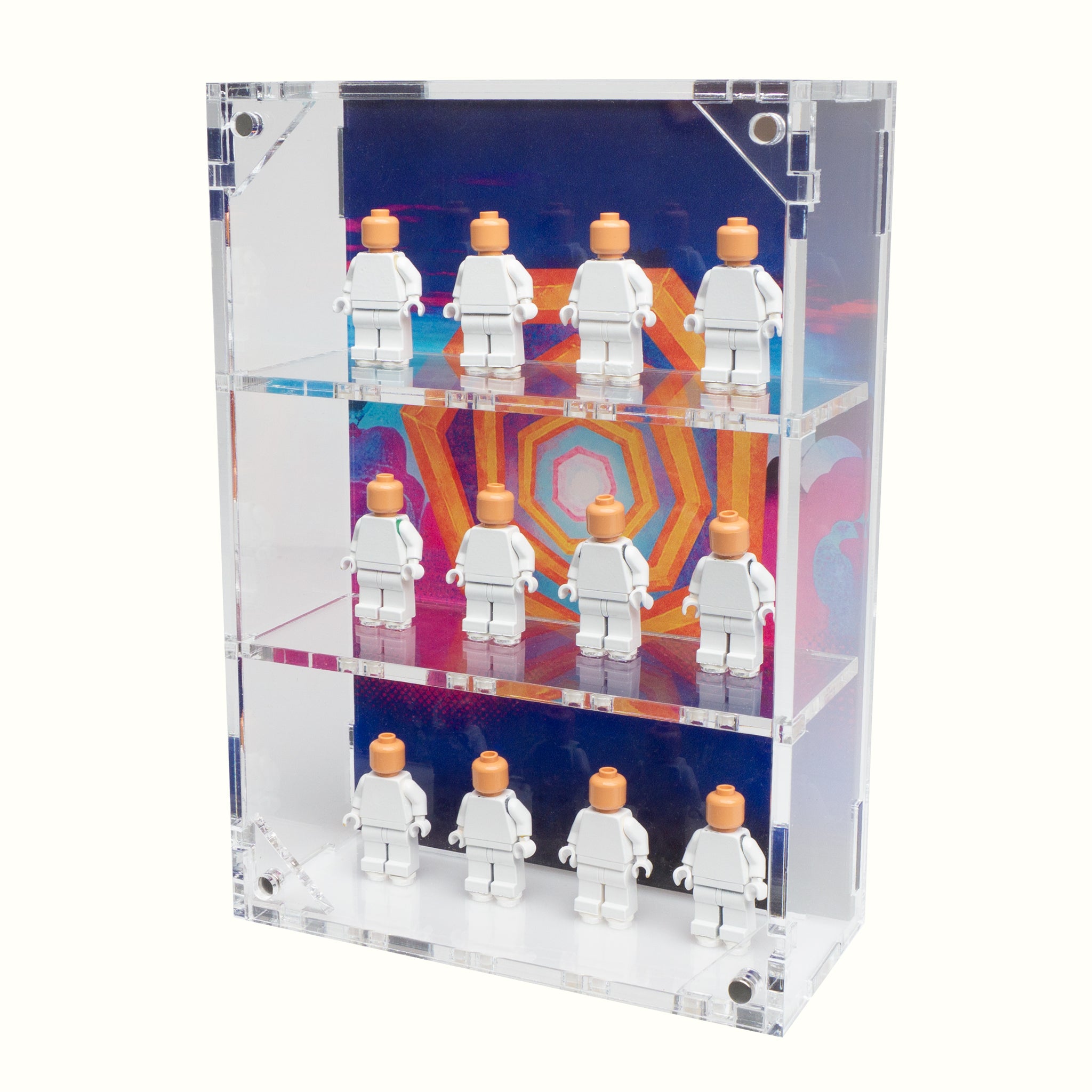 LEGO® Spiderman Minifigure Display – 12-Count Wall-Mounted