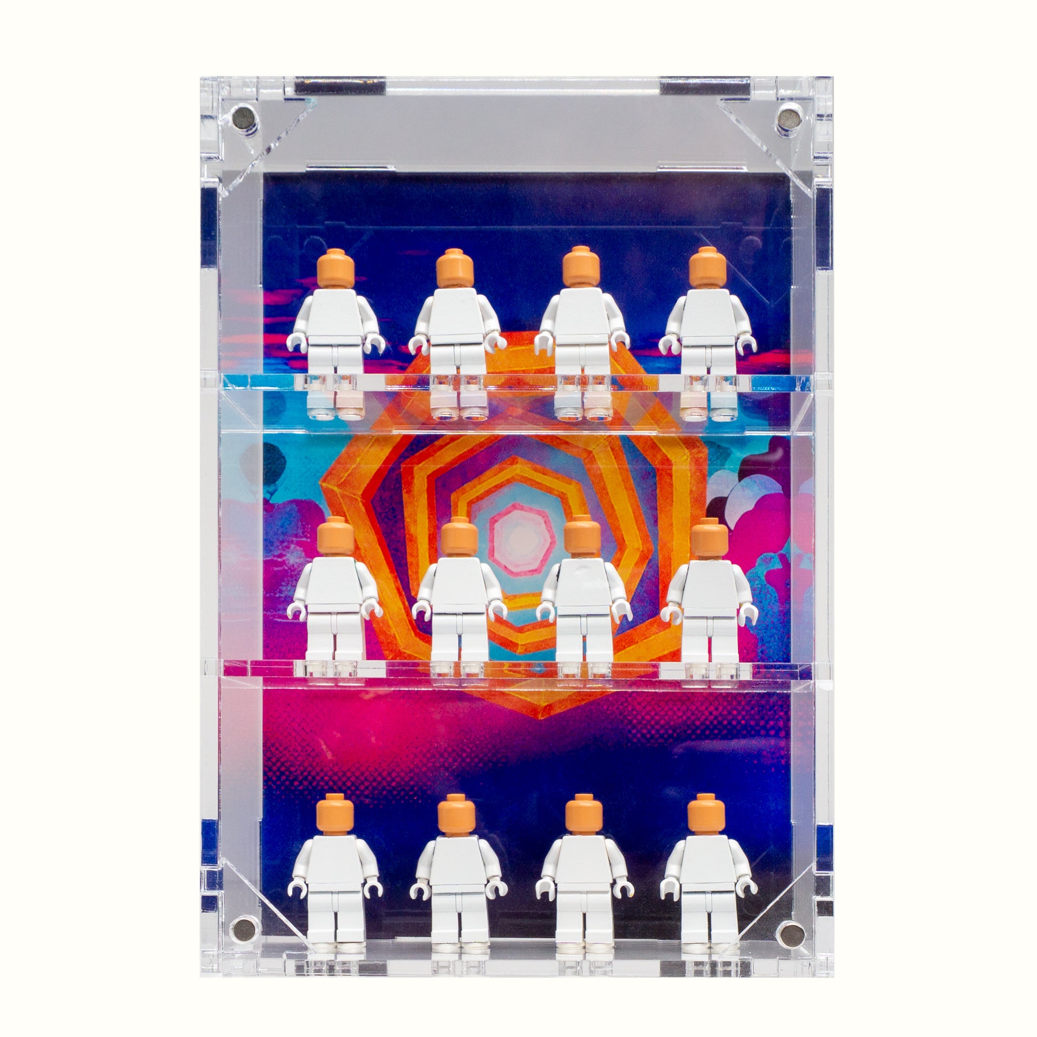 LEGO® Spiderman Minifigure Display – 12-Count Wall-Mounted