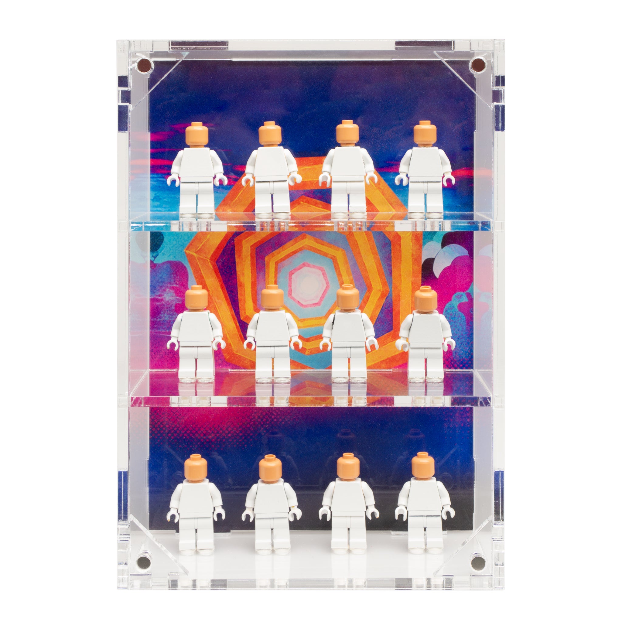 LEGO® Spiderman Minifigure Display – 12-Count Wall-Mounted