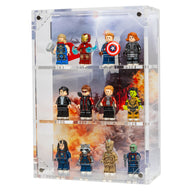 Wall Mounted Display Cases for 12 Avengers Battle of New York LEGO® Minifigures