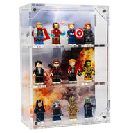 Wall Mounted Display Cases for 12 Avengers Battle of New York LEGO® Minifigures