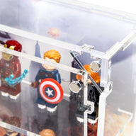 Wall Mounted Display Cases for 12 Avengers Battle of New York LEGO® Minifigures