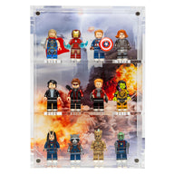 Wall Mounted Display Cases for 12 Avengers Battle of New York LEGO® Minifigures