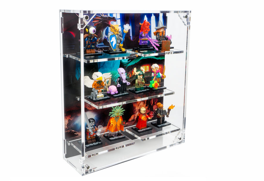 Wall Hanging Minifigure Display Case - 12 ct - WH12 Dungeons and Dragons - 71047