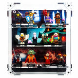 Wall Mounted Display Case for Dungeons and Dragons LEGO® Minifigures 71047 - WS - BrickShell Cases