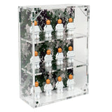 LEGO® Military Minifigure 12-Count Wall-Mounted Display Case (Digital Green Camo)