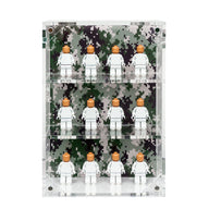 LEGO® Military Minifigure 12-Count Wall-Mounted Display Case (Digital Green Camo)