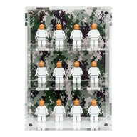 LEGO® Military Minifigure 12-Count Wall-Mounted Display Case (Digital Green Camo)