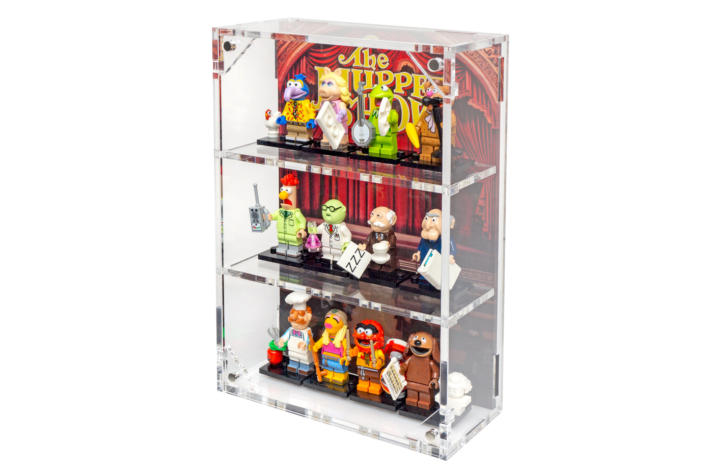 LEGO® The Muppets Minifigure 12-Count Wall-Mounted Display Case