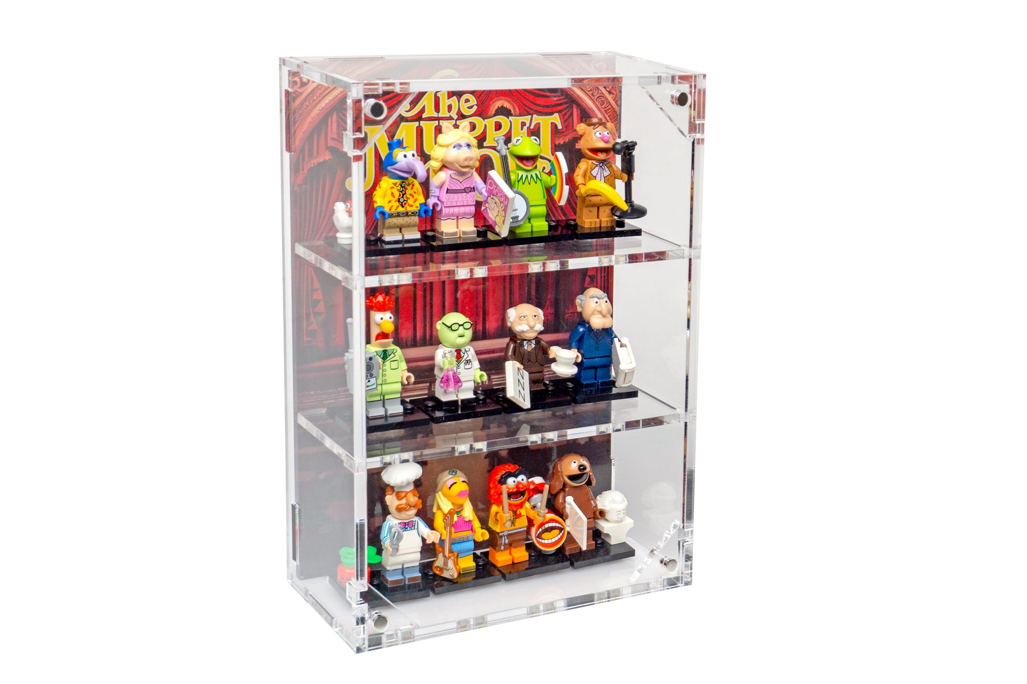 LEGO® The Muppets Minifigure 12-Count Wall-Mounted Display Case