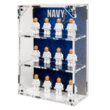 LEGO® Military Minifigure 12-Count Wall-Mounted Display Case (Navy)