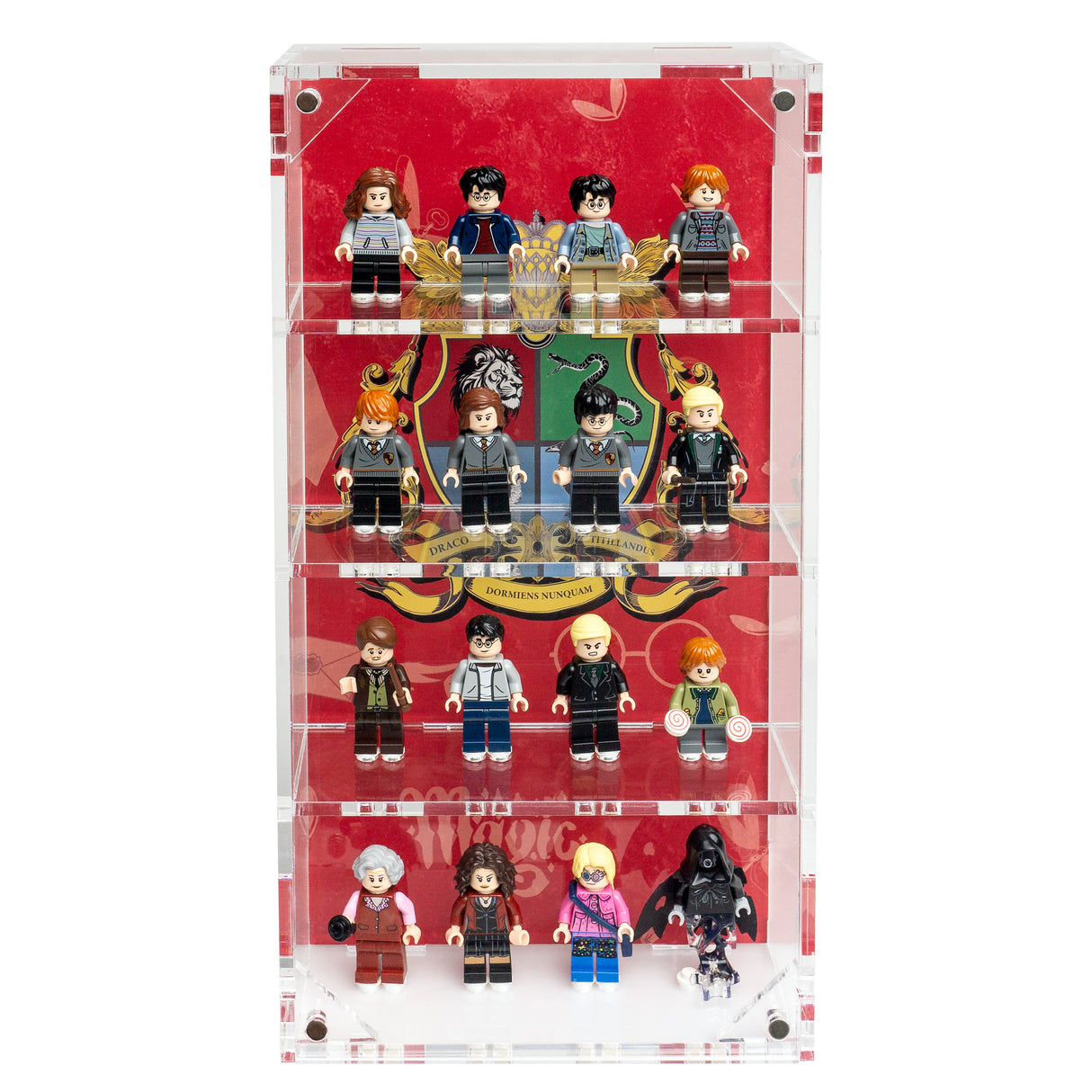 Wall Mounted Display Cases for 16 Harry Potter LEGO® Minifigures