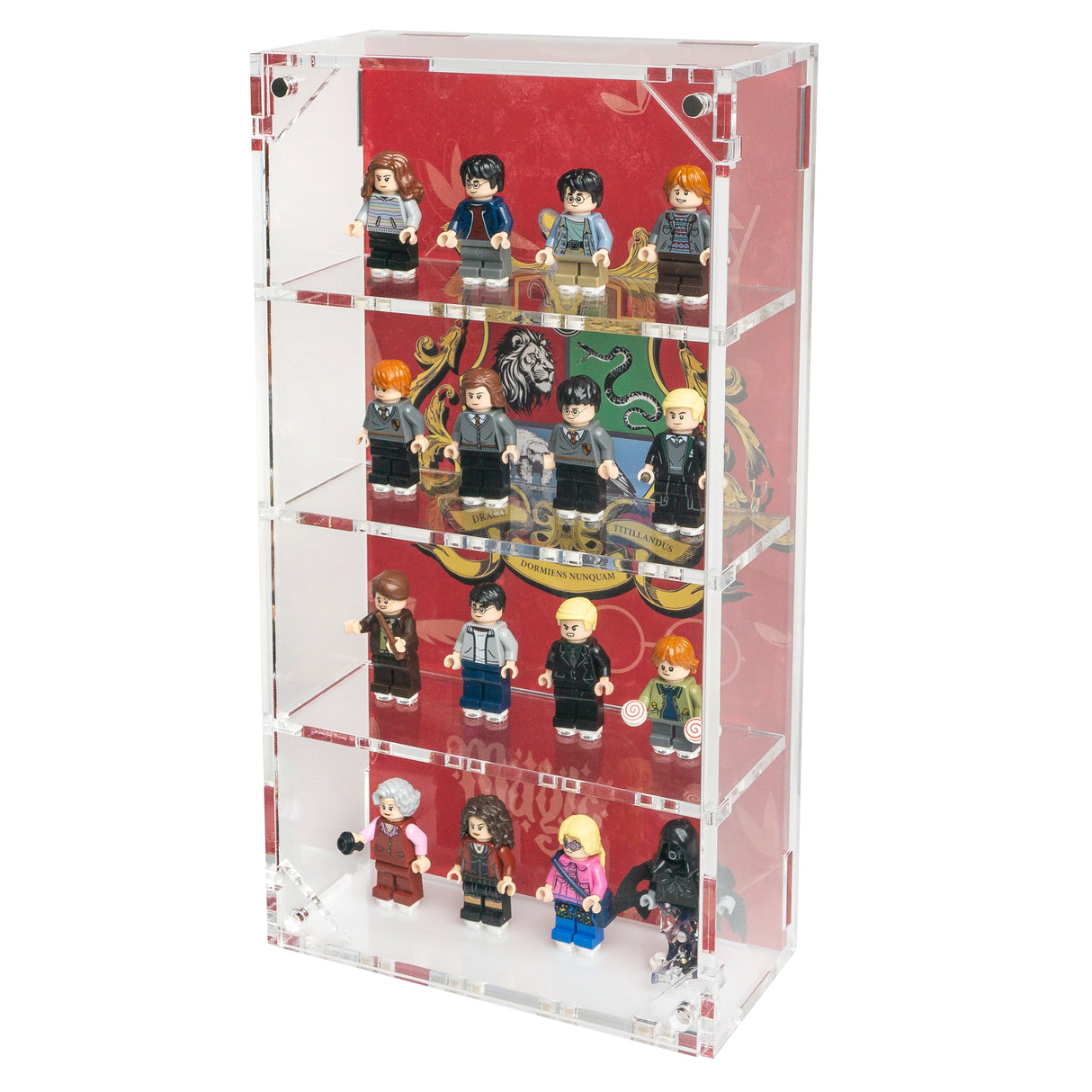 Wall Mounted Display Cases for 16 Harry Potter LEGO® Minifigures