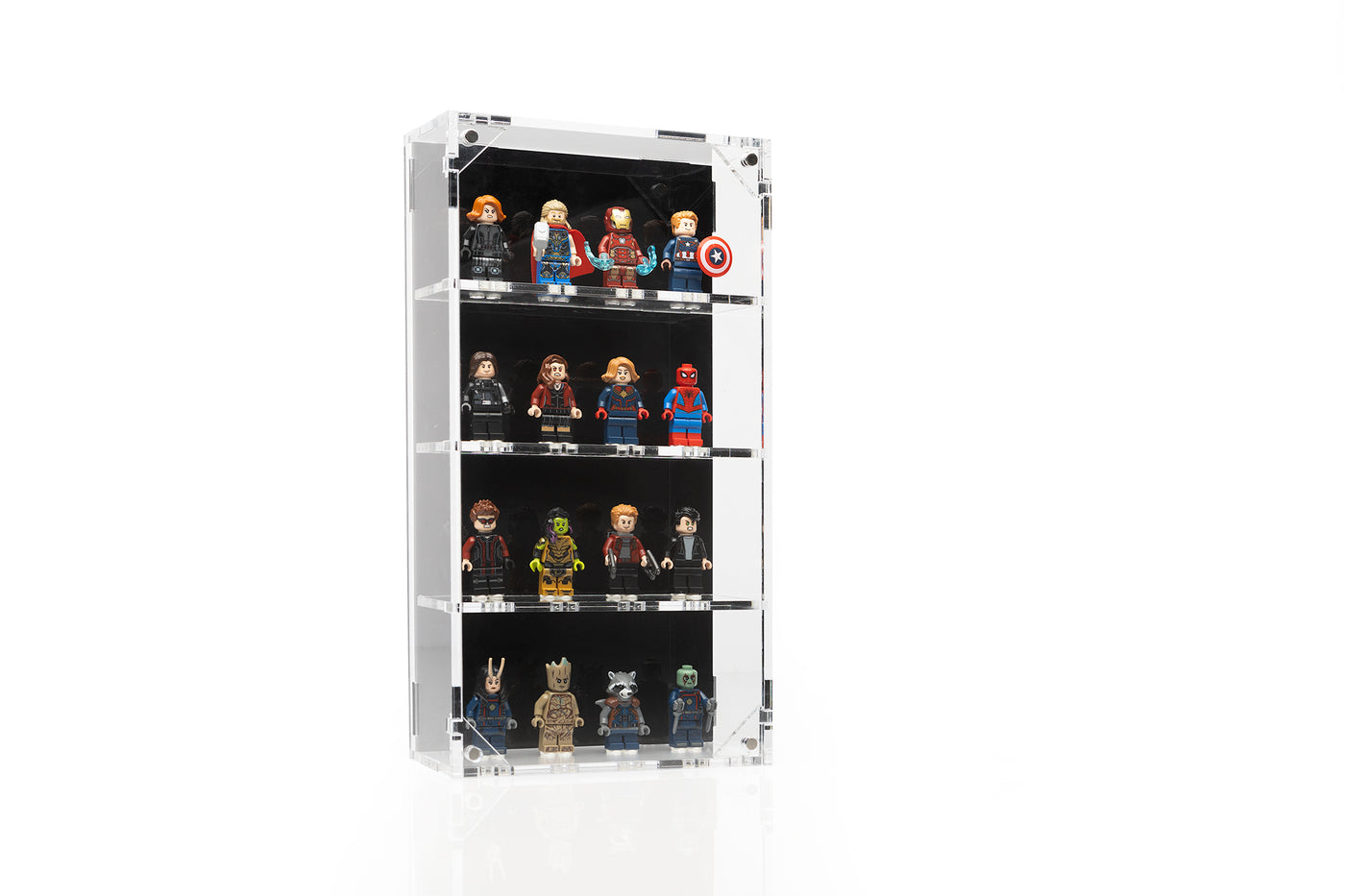 Wall Mounted Display Cases for 16 LEGO® Minifigures