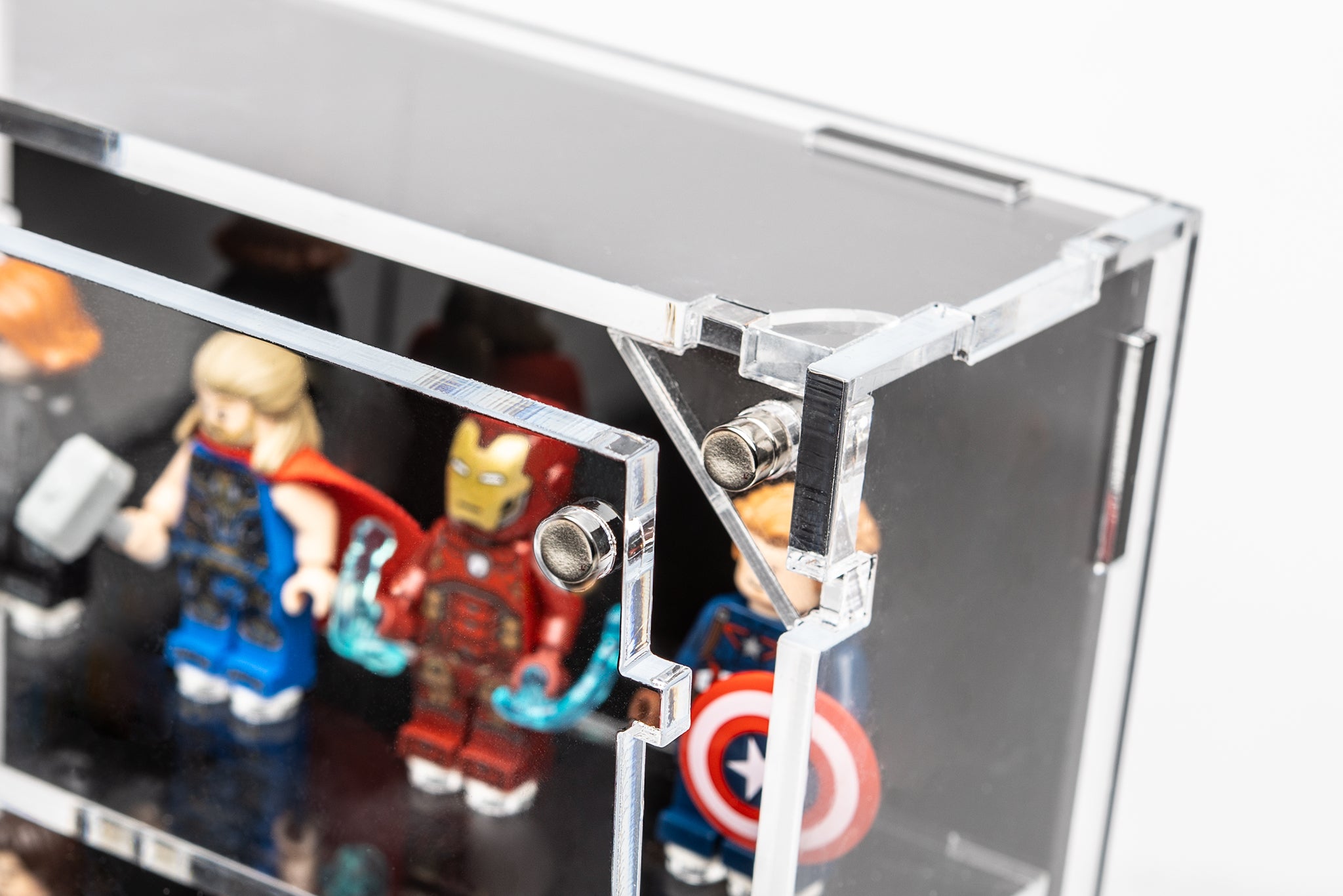 Wall Mounted Display Cases for 16 LEGO® Minifigures - BrickShell Cases